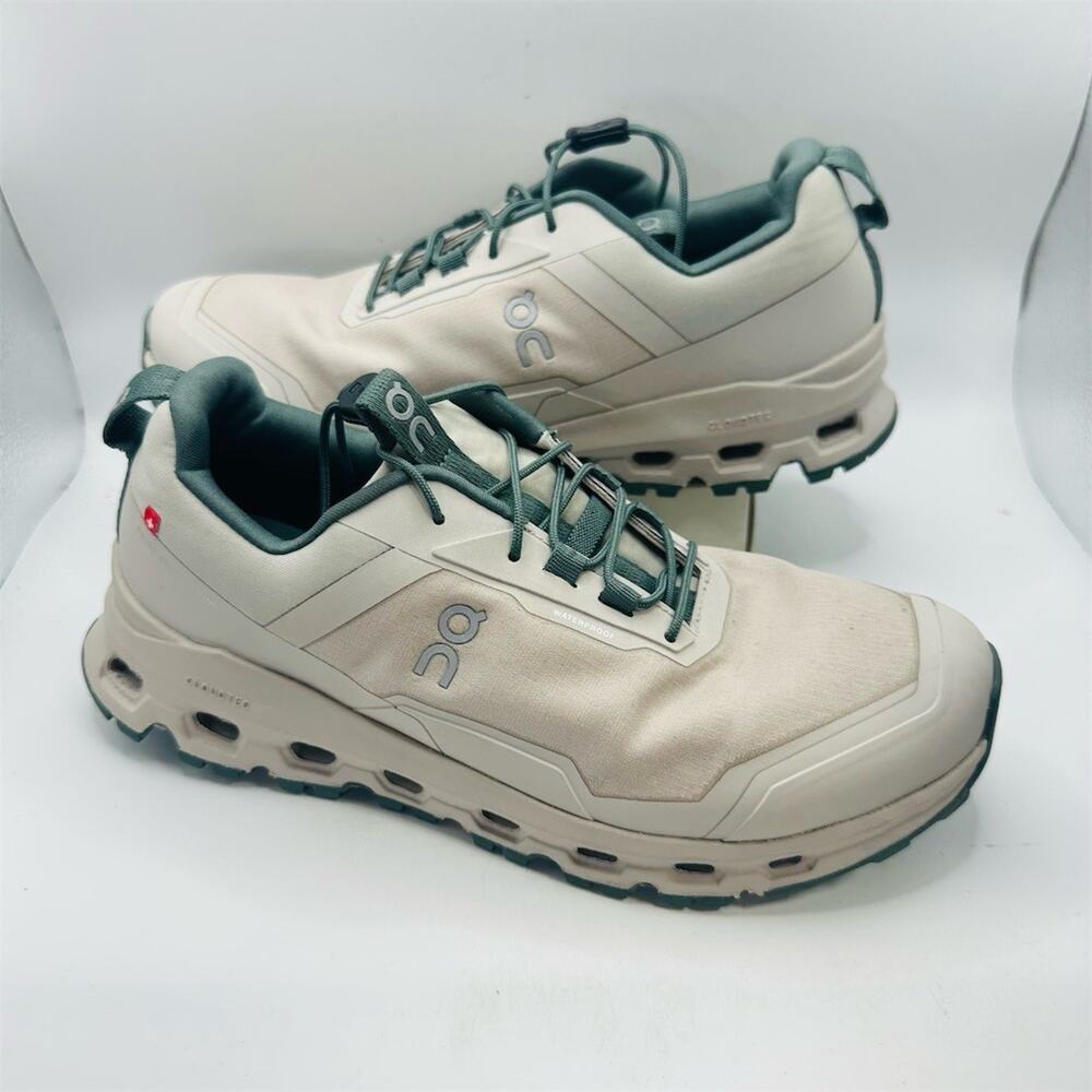 On Running Cloudhero Waterproof Youth Trail Sneakers Truffle/Olive US 5Y / 6.5W